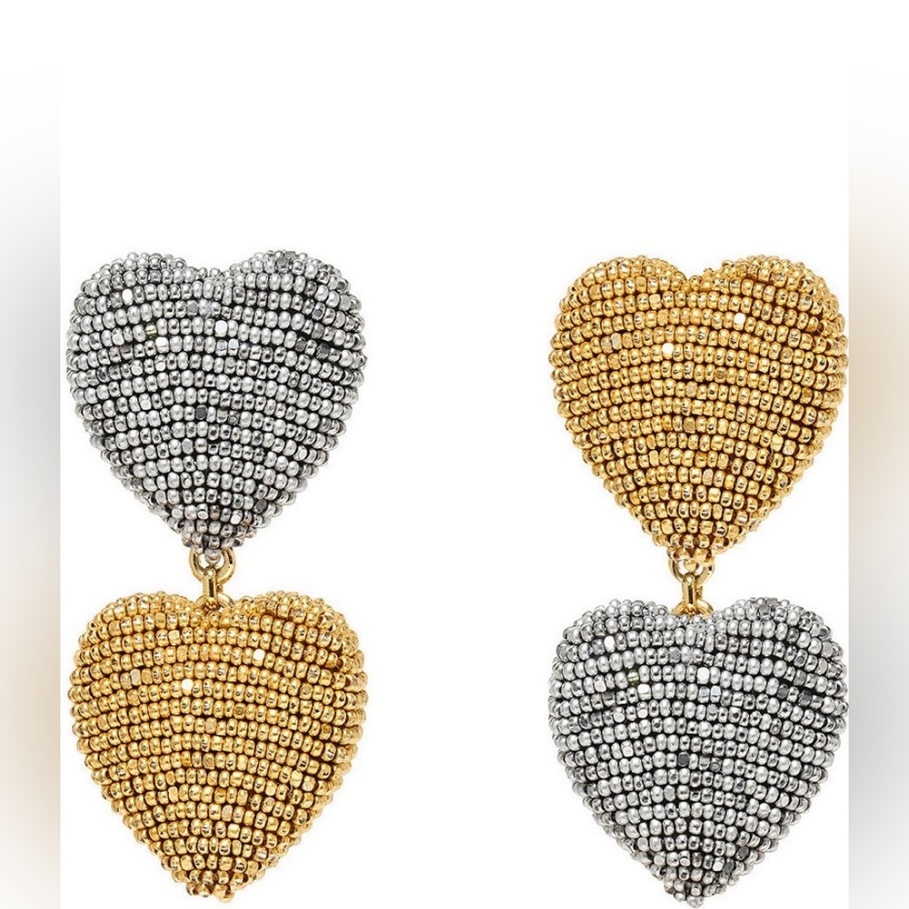 Mini Heartbreaker Beaded Drop Earrings